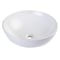 Eago EAGO BA351 18" ROUND CERAMIC ABOVE MOUNT BATHROOM BASIN VESSEL SINK BA351 - alternate 5